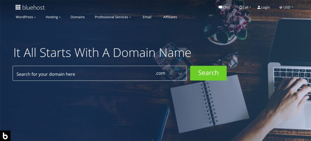 Bluehost domains 2023