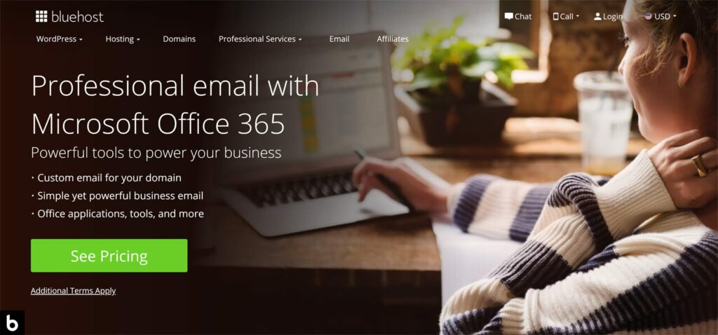Professional Email with Office 365 and Bluehost 2022